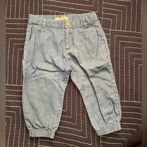 Camouflage girls chambray breeches capri pants size 7-8 years